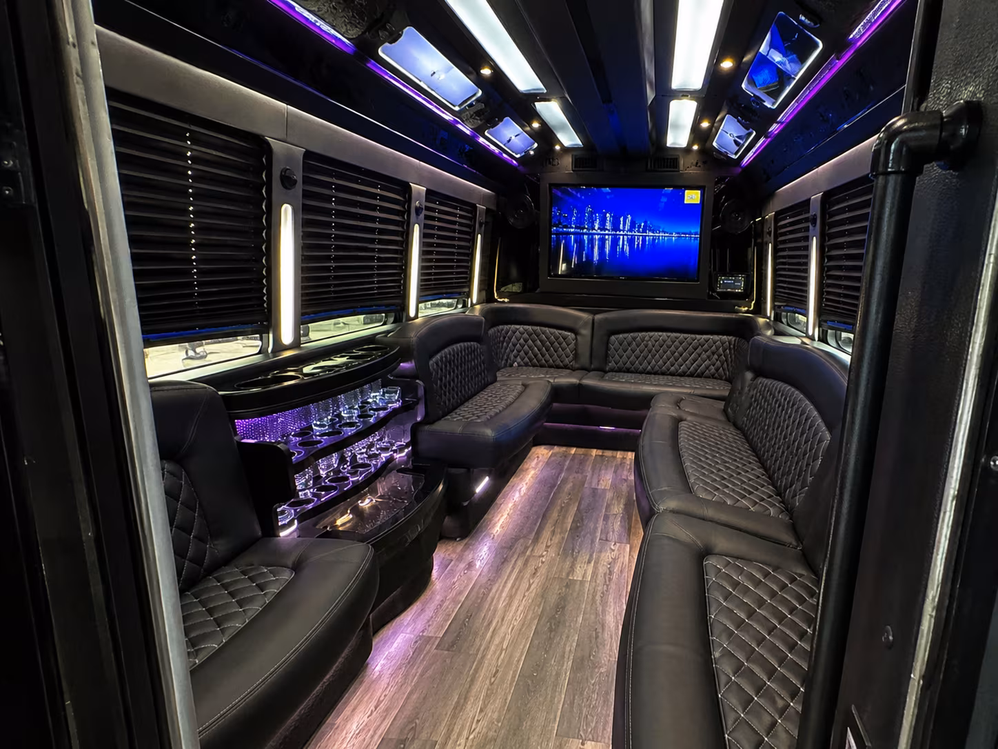 dania pointe hollywood beach miramar party bus rental