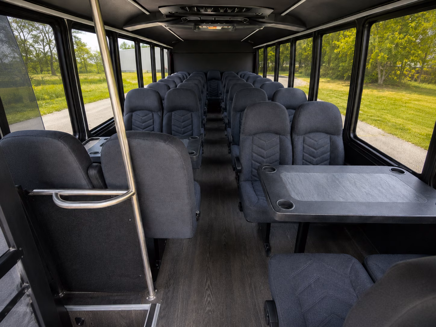 miramar 15 passenger minibus inside