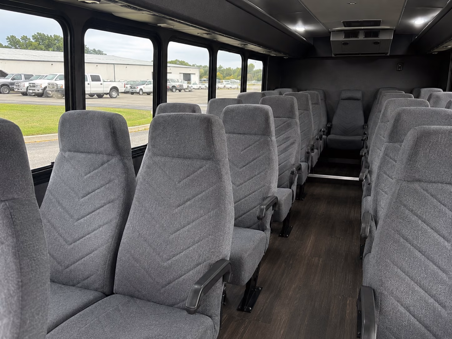 miramar 18 passenger minibus interior