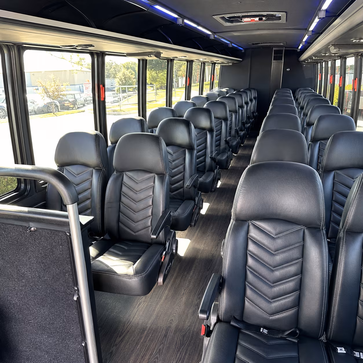 miramar 25 passenger minibus inside