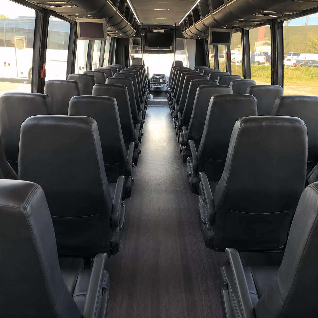miramar 28 passenger minibus inside
