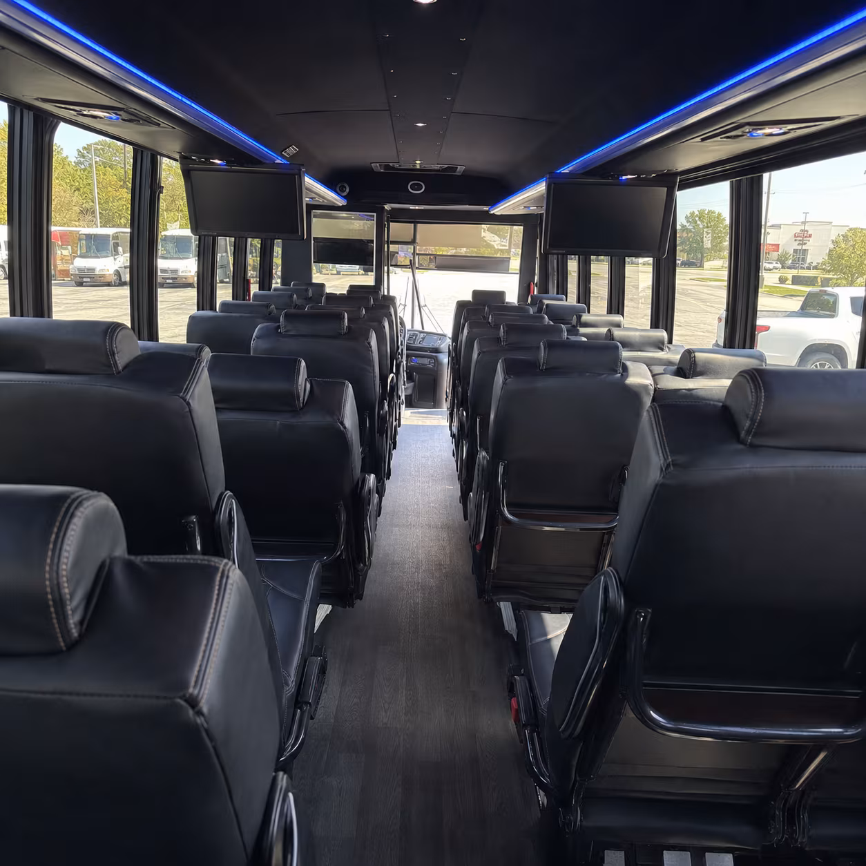 miramar 30 passenger minibus interior