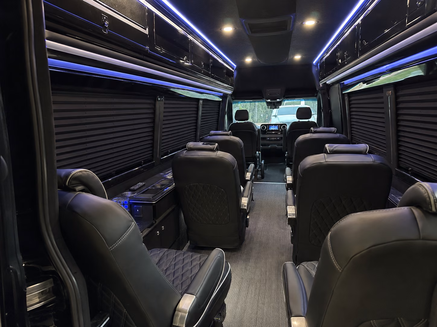 miramar wedding transportation onboard seating